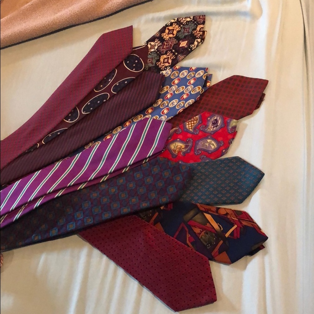 Ties group of 12 ties